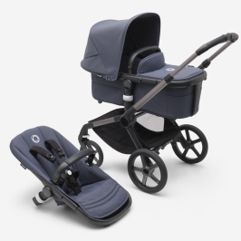 Bugaboo Fox 5 Stormy Blue Детская Коляска 2в1 Графитовая рама Bugaboo Fox 5 Stormy Blue Детская Коляска 2в1 Графитовая рама