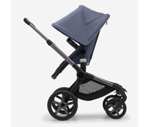 Bugaboo Fox 5 Stormy Blue Детская Коляска 2в1 Графитовая рама