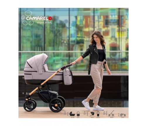 Camarelo Belagio BG-06 Bērnu Ratiņi 3in1