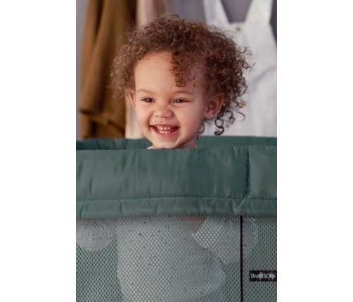 Ceļojumu gultiņa manēža BabyBjorn Travel cot Light Mesh Dark Green 040238