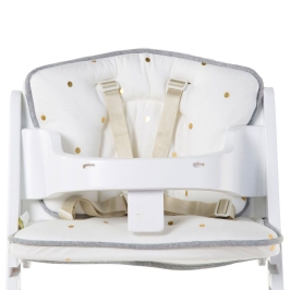 Childhome Lambda 3 JERSEY GOLD DOTS Spilvens barošanas krēslam Childhome Lambda 3 JERSEY GOLD DOTS Spilvens barošanas krēslam