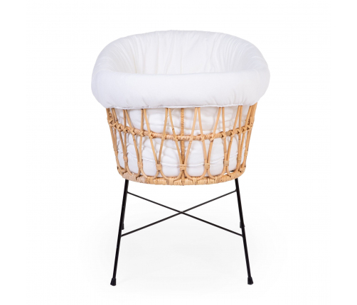 Childhome Rattan Ecru White Natural Bērnu Šūpulis Pīts