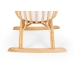 Childhome Rattan Rocking White Natural Kолыбель Качалка Плетеная