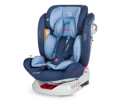 Coccolle Nerio 360 Celestial Blue Bērnu Autokrēsls 0-36 kg