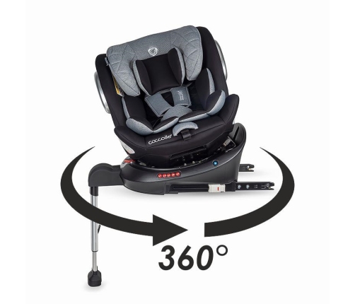 Coccolle Vigo 360 Diamond Black Bērnu Autokrēsls 0-36 kg