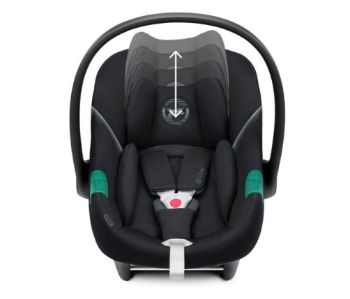 Cybex Aton S2 i-Size Deep black Bērnu Autokrēsls 0-13 kg