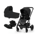 Cybex Balios S Lux Moon Black + Cloud G i-Size Детская коляска 3 в 1