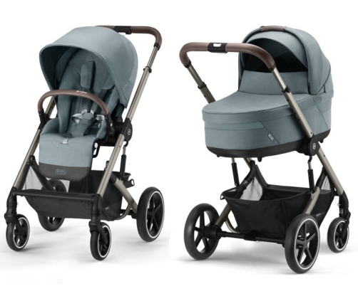 Cybex Balios S Lux Sky Blue Bērnu Ratiņi 2in1