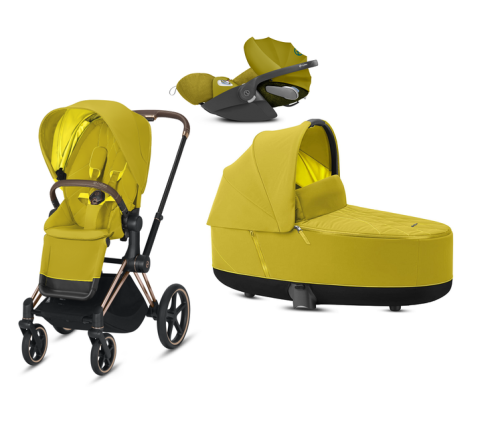 Cybex e-Priam 2.0 + Cloud Z I-size Mustard Yellow Детская Коляска 3in1