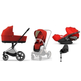 Cybex e-Priam Autumn Gold Chrome black frame Детская Коляска 4 в 1 Cybex e-Priam Autumn Gold Chrome black frame Детская Коляска 4 в 1