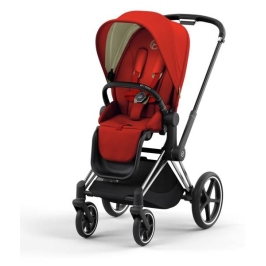 Cybex e-Priam Autumn Gold Chrome black frame Прогулочная Коляска