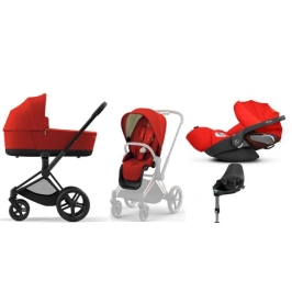 Cybex e-Priam Autumn Gold Matt black frame Детская Коляска 4 в 1 Cybex e-Priam Autumn Gold Matt black frame Детская Коляска 4 в 1