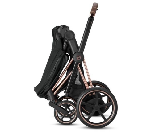 Cybex e-Priam Autumn Gold Rosegold frame Bērnu Ratiņi 4in1