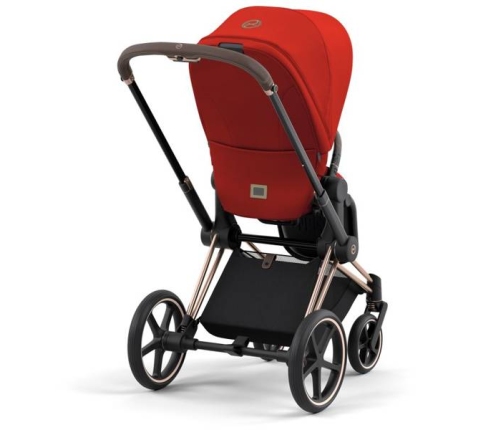 Cybex e-Priam Autumn Gold Rosegold frame Pastaigu Ratiņi