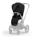 Cybex e-Priam Deep Black Chrome black frame Bērnu Ratiņi 4in1