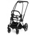 Cybex e-Priam Deep Black Chrome black frame Kulbu Rati