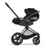 Cybex e-Priam Deep Black Matt black frame Детская Коляска 4 в 1