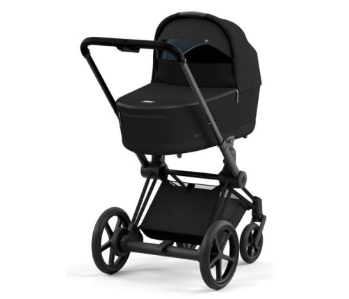 Cybex e-Priam Deep Black Matt black frame Kulbu Rati