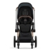 Cybex e-Priam Deep Black Rosegold frame Pastaigu Ratiņi