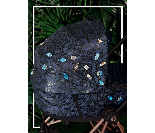 Cybex e-Priam Jewels of Nature Chrome black frame Bērnu Ratiņi 4in1