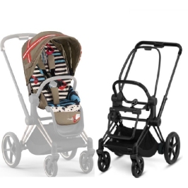 Cybex e-Priam Karolina Kurkova Matt black frame Прогулочная Коляска Cybex e-Priam Karolina Kurkova Matt black frame Прогулочная Коляска