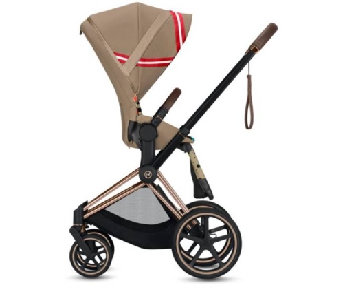 Cybex e-Priam Karolina Kurkova Rosegold frame Pastaigu Ratiņi