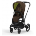 Cybex e-Priam Khaki Brown Matt black frame Детская Коляска 4 в 1