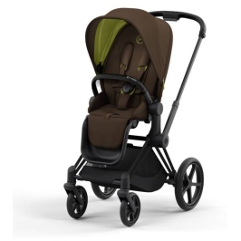 Cybex e-Priam Khaki Brown Matt black frame Pastaigu Ratiņi Cybex e-Priam Khaki Brown Matt black frame Pastaigu Ratiņi