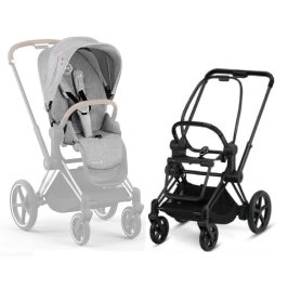 Cybex e-Priam Koi Crystallized Matt black frame Pastaigu Ratiņi Cybex e-Priam Koi Crystallized Matt black frame Pastaigu Ratiņi