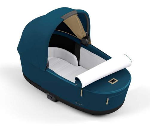 Cybex e-Priam Mountain Blue Chrome black frame Bērnu Ratiņi 4in1