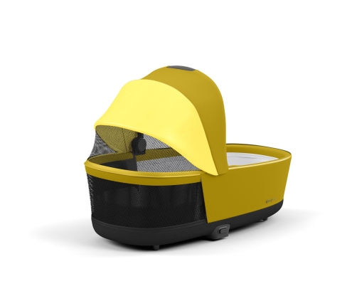 Cybex e-Priam Mustard Yellow Chrome brown frame Bērnu Ratiņi 4in1