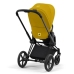 Cybex e-Priam Mustard Yellow Matt black frame Pastaigu Ratiņi