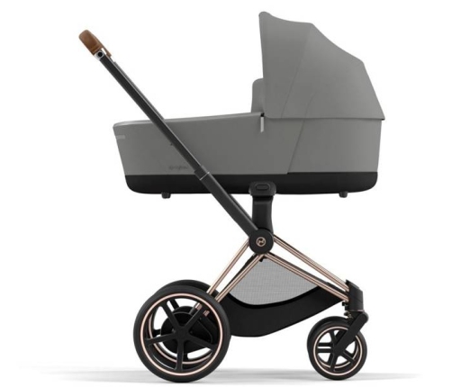 Cybex e-Priam Soho Grey Rosegold frame Коляска с Люлькой