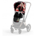 Cybex e-Priam Spring Blossom Dark Matt black frame Прогулочная Коляска