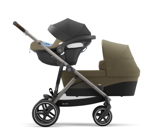 Cybex Gazelle S Classic Beige + Aton M I-Size Коляска для двойняшек