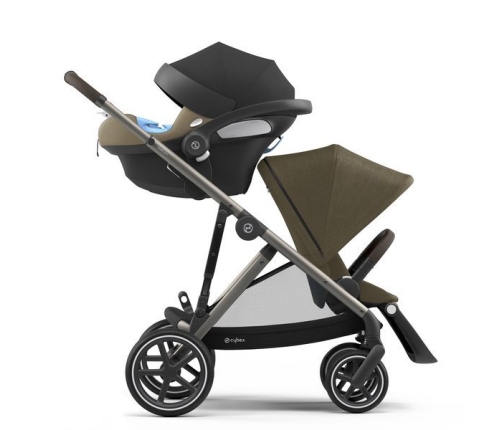 Cybex Gazelle S Classic Beige + Aton M I-Size Коляска для двойняшек