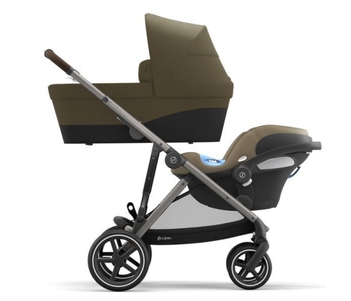 Cybex Gazelle S Classic Beige + Aton M I-Size Коляска для двойняшек