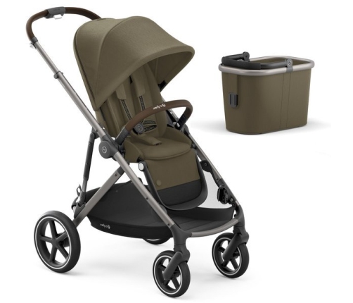 Cybex Gazelle S Classic Beige + Aton M I-Size Dvīņu Ratiņi