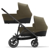 Cybex Gazelle S Classic Beige Коляска для двойняшек