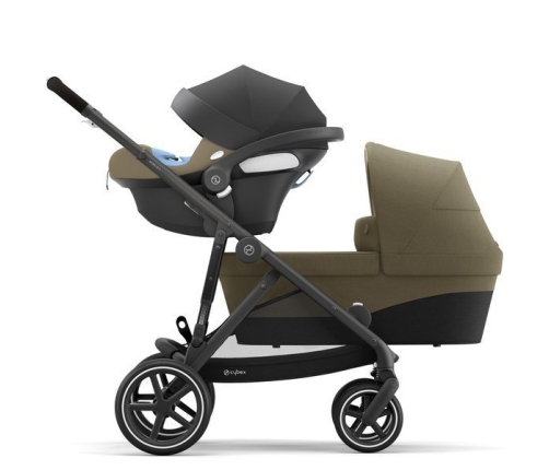 Cybex Gazelle S Cloud Beige + Aton M I-Size Коляска для двойняшек