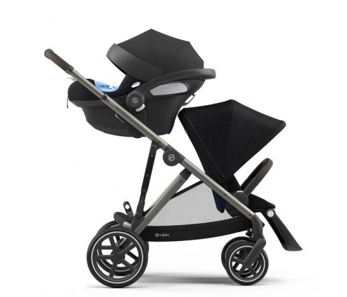 Cybex Gazelle S Deep Black + Aton M I-Size Коляска для двойняшек