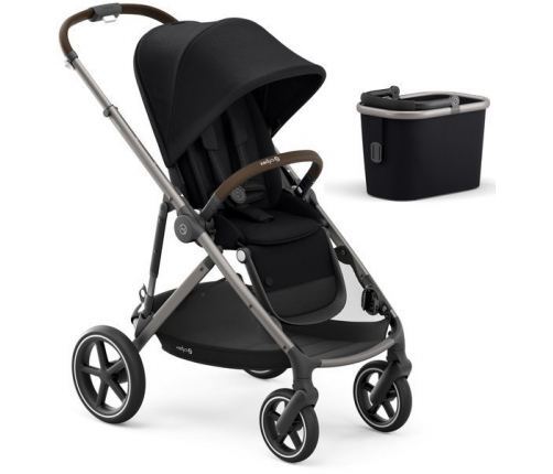 Cybex Gazelle S Deep Black + Aton M I-Size Коляска для двойняшек