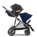 Cybex Gazelle S Navy Blue + Aton M I-Size Коляска для двойняшек