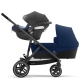 Cybex Gazelle S Navy Blue + Aton M I-Size Dvīņu Ratiņi