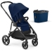 Cybex Gazelle S Navy Blue + Aton M I-Size Dvīņu Ratiņi