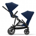 Cybex Gazelle S Navy Blue Dvīņu Ratiņi