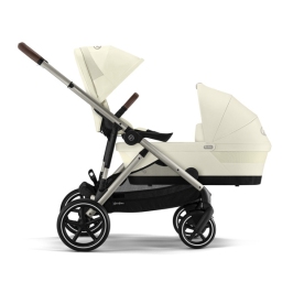 Cybex Gazelle S Seashell Beige/Taupe Коляска для двойняшек Cybex Gazelle S Seashell Beige/Taupe Коляска для двойняшек