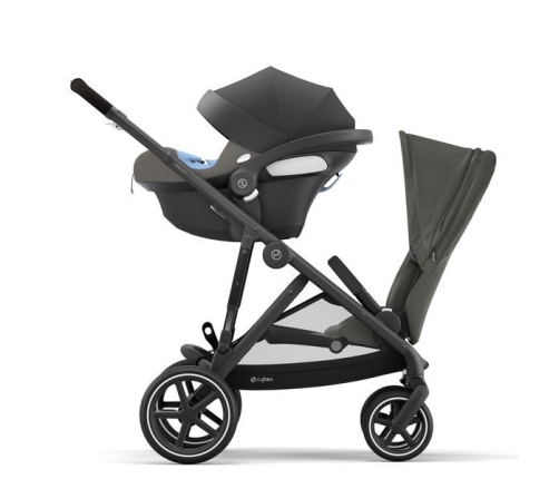 Cybex Gazelle S Soho Grey + Aton M I-Size Dvīņu Ratiņi