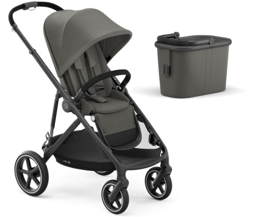 Cybex Gazelle S Soho Grey + Aton M I-Size Dvīņu Ratiņi