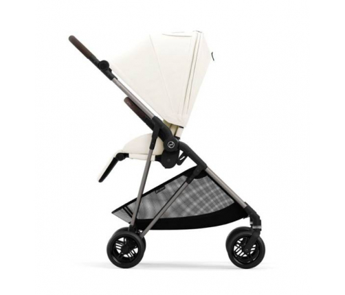 Cybex Melio Carbon New Cotton White Прогулочная Коляска